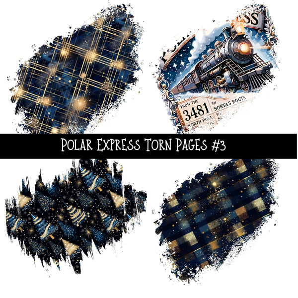 Polar Express UV DTF Decal sheets 10 Designs available