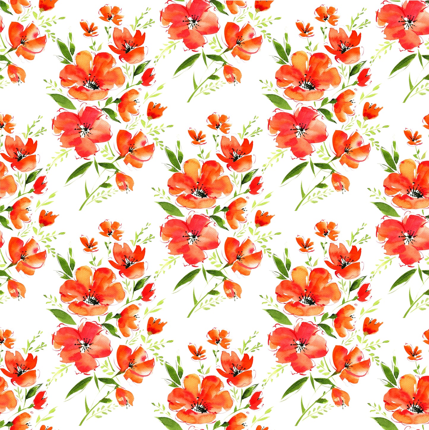 Poppy Print - Adhesive Vinyl Sheets