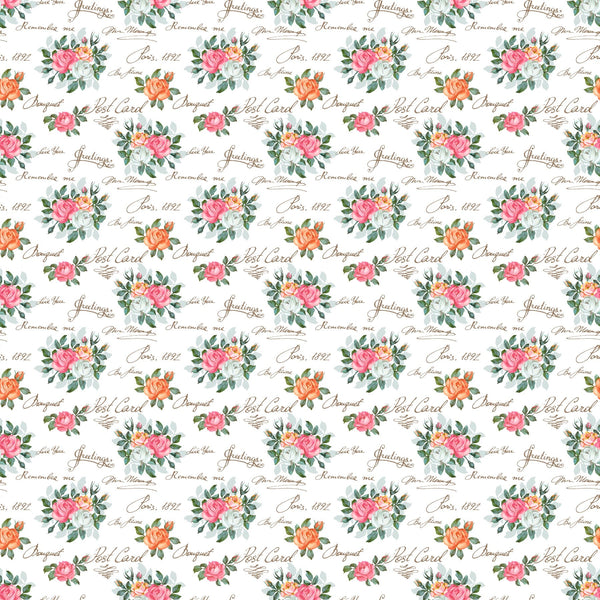 Postcard From The Garden - Adhesive Vinyl Sheets