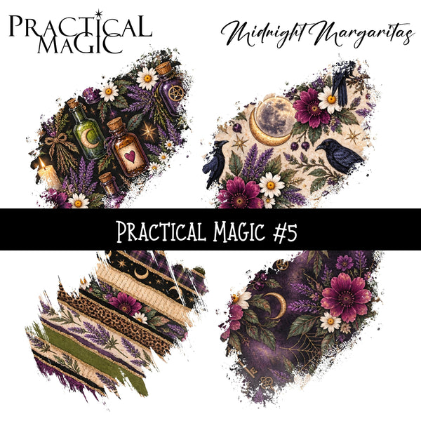 Practical Magic Torn Pages UV DTF Decal sheets 6 Designs available