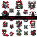 Have Yourself a Gothic Christmas - UV DTF Decal Sheet