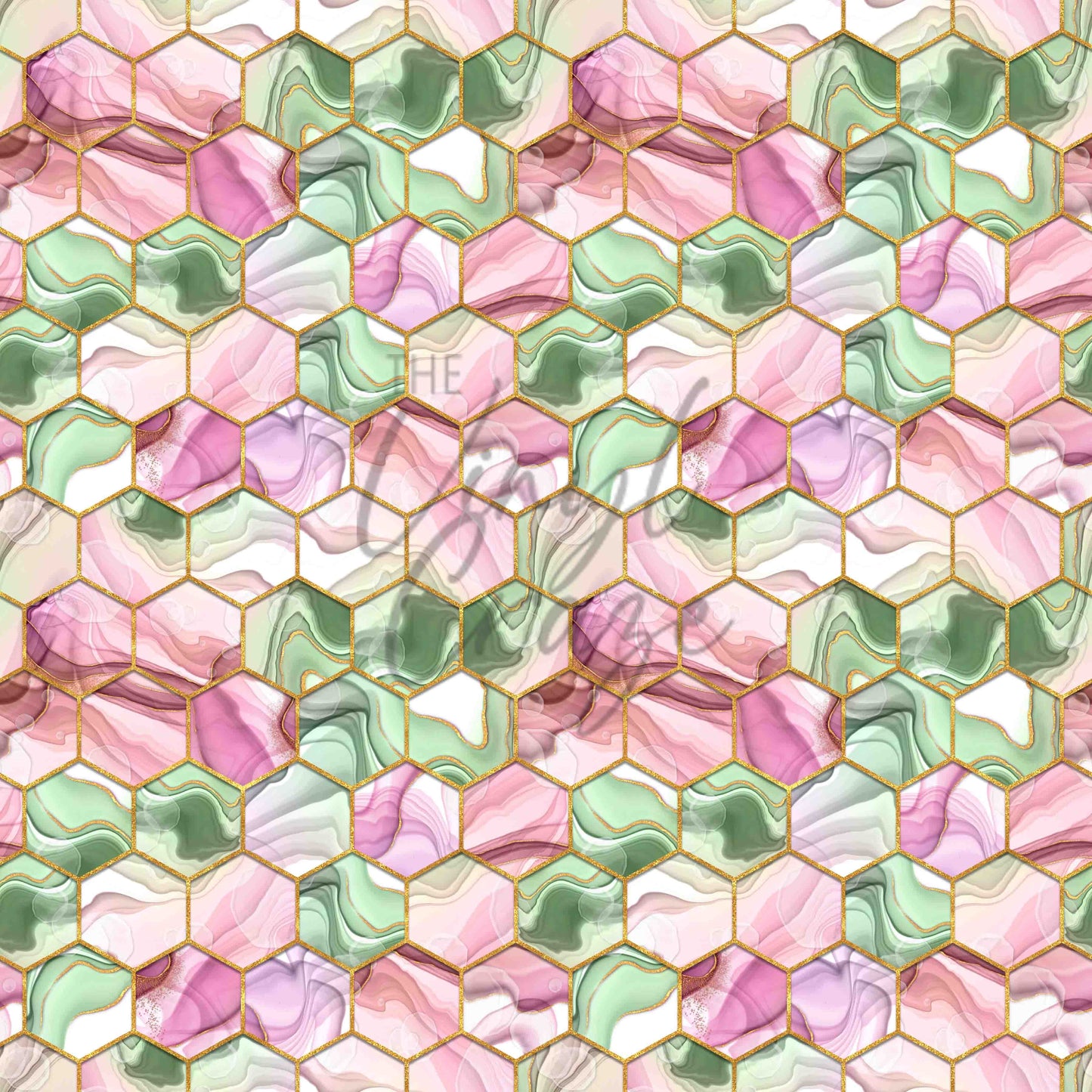 Preppy hexagon - Adhesive Vinyl Sheets