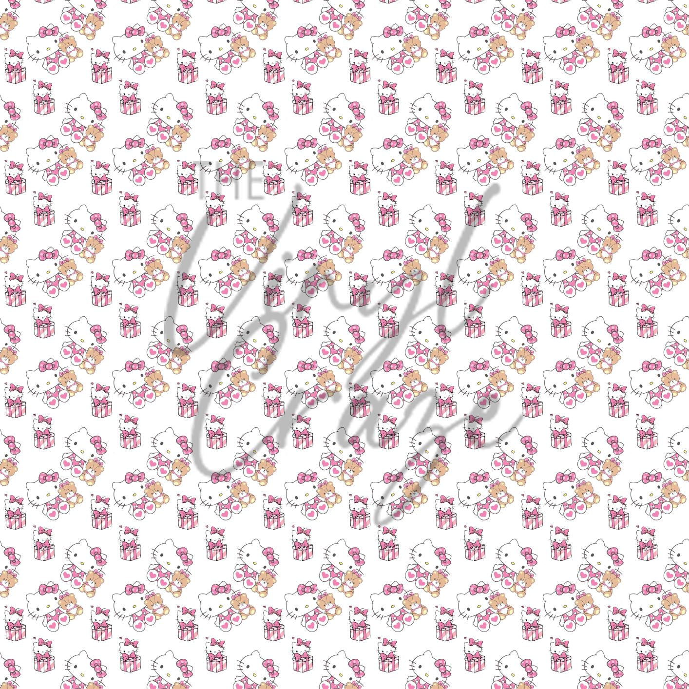 Pretty Kitty - Adhesive Vinyl Sheets