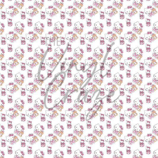 Pretty Kitty - Adhesive Vinyl Sheets