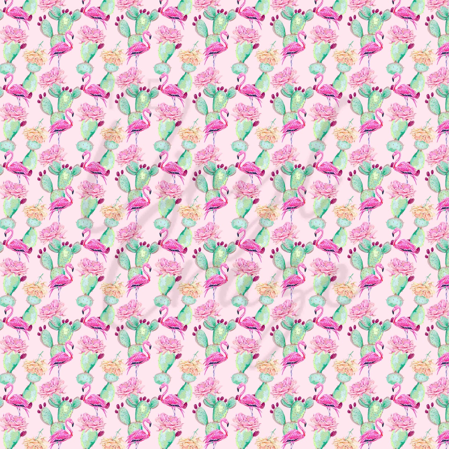 Prickly Flamingo - Adhesive Vinyl Sheets