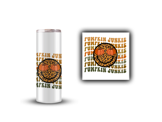 Pumpkin Junkie - UV DTF Decal