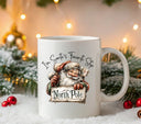 I'm Santa's Favorite stop red UV DTF Decals