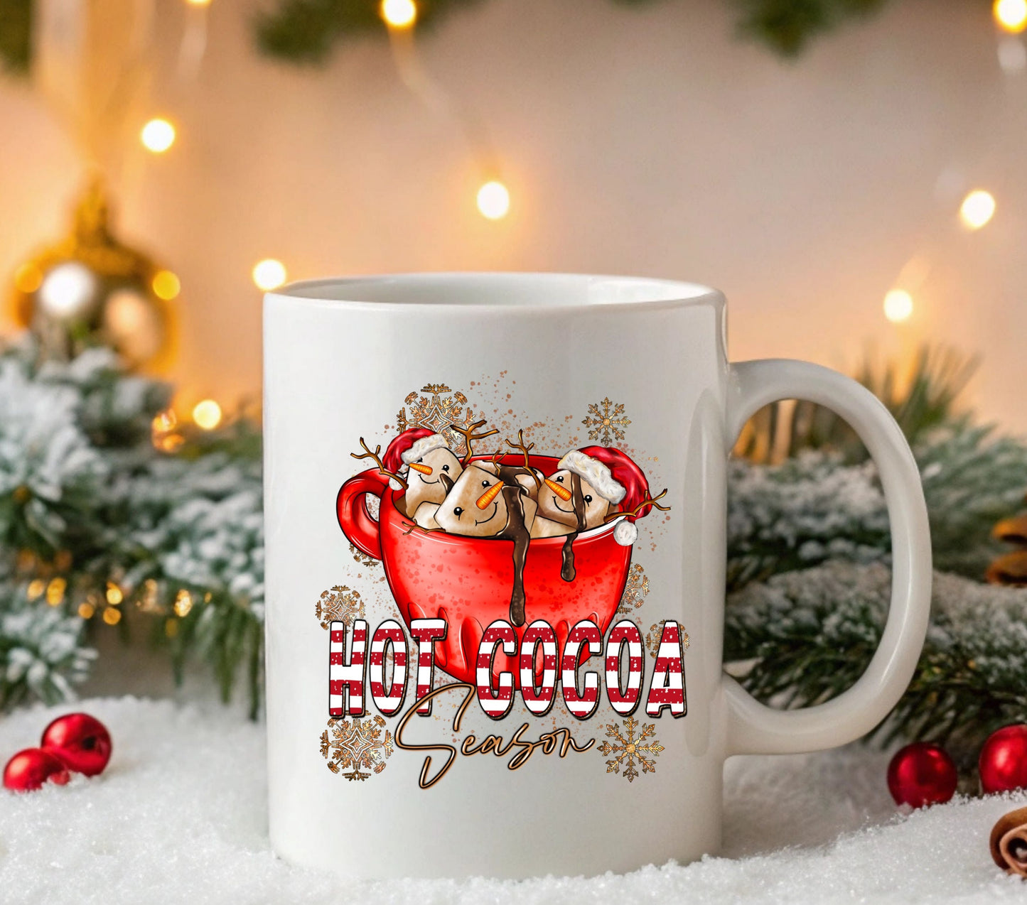 Hot Cocoa Season UV DTF Decals