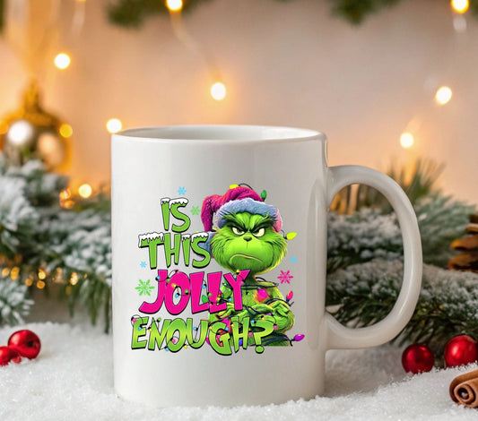 Is this jolly enough Grinch UV DTF Decals