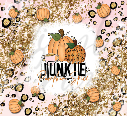 Pumpkin Spice Junkie - Adhesive Vinyl Wrap