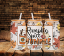 Pumpkin Spice Junkie - UV DTF 16oz Libbey wrap