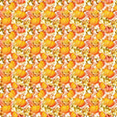Pumpkin Floral - Adhesive Vinyl Sheets