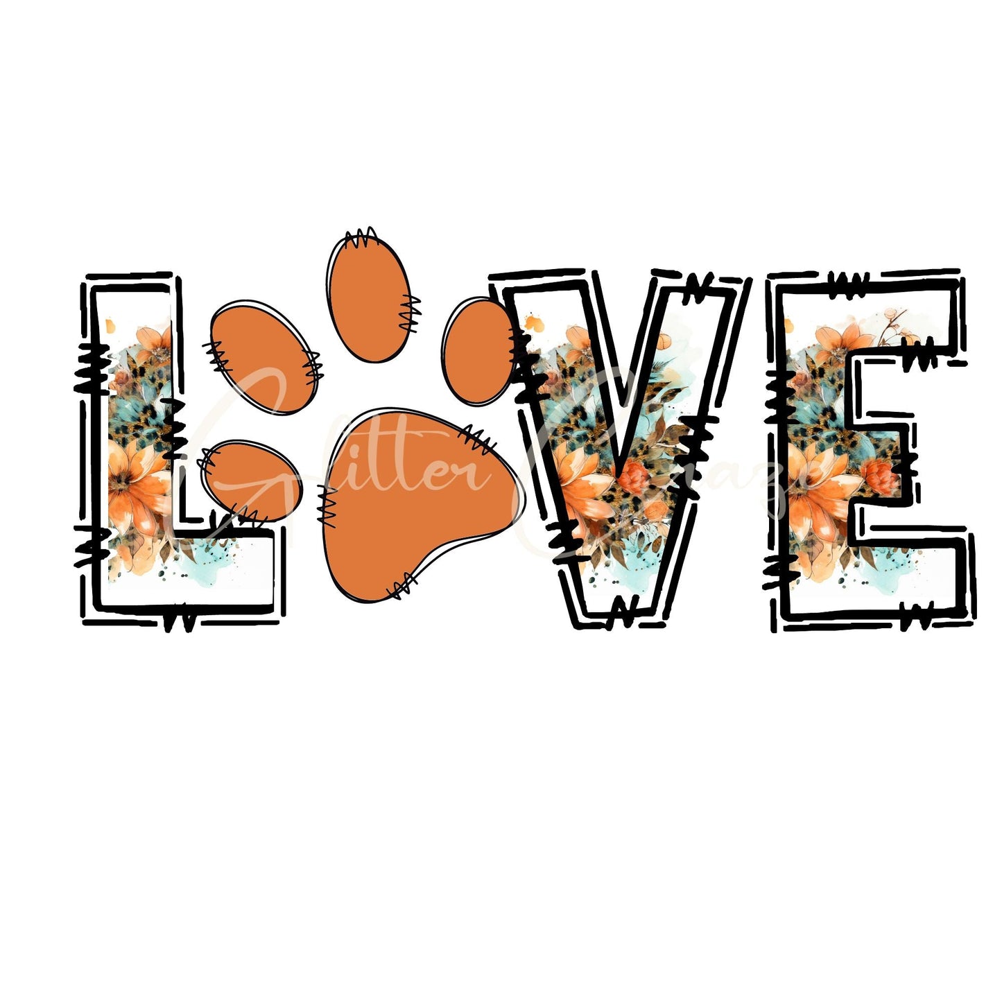 Puppy Love - UV DTF Decal