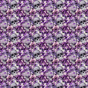 Purple Floral Skulls - Adhesive Vinyl Sheets