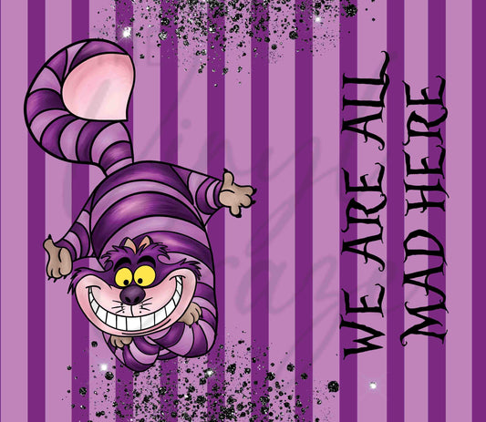 Purple Mad Cat - Adhesive Vinyl Wrap