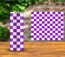 Checker - UV DTF Tumbler wrap - 15 color options