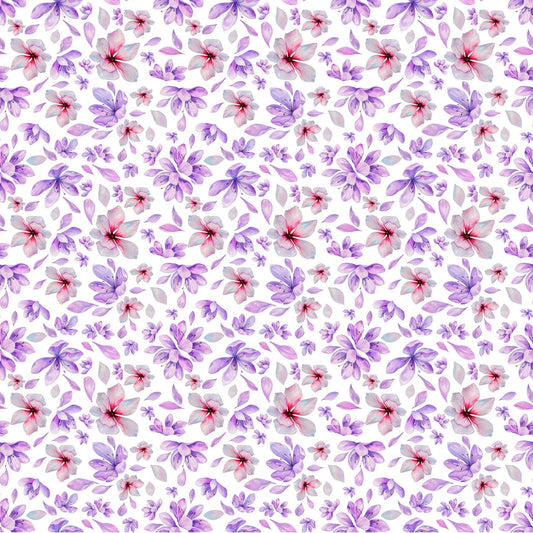 Purple Petals - Adhesive Vinyl Sheets