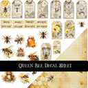 Queen Bee UV DTF Decal Sheet
