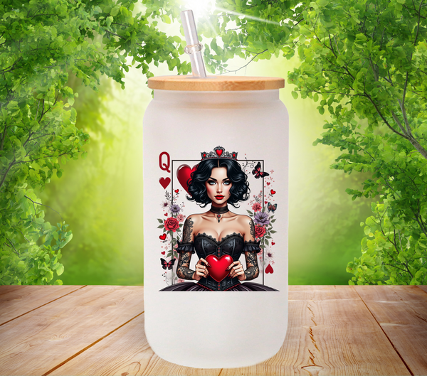 Queen of hearts - UV DTF Decal