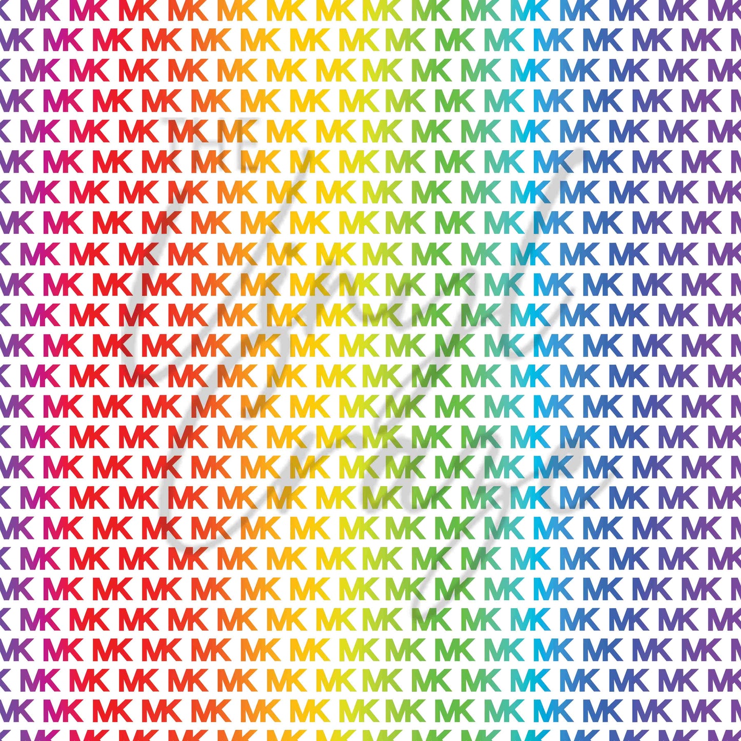 Rainbow K No Logo - Adhesive Vinyl Sheets