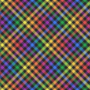 Rainbow Plaid - Adhesive Vinyl Sheets