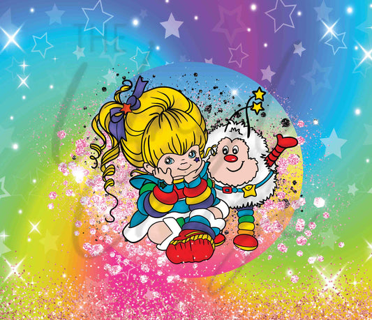 Rainbow Star Rainbow Brite - Adhesive Vinyl Wrap