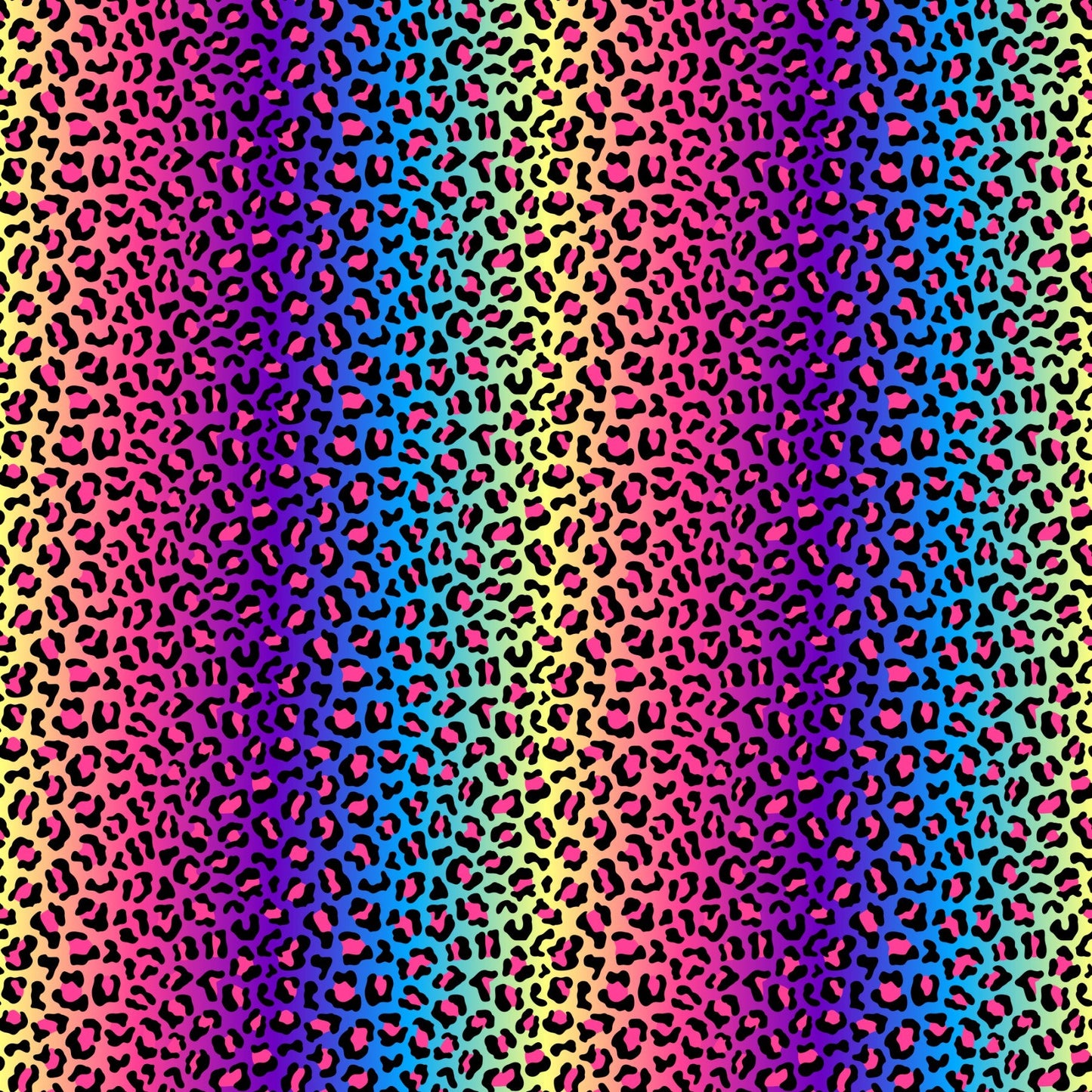 Rainbow Leopard - Adhesive Vinyl Sheets