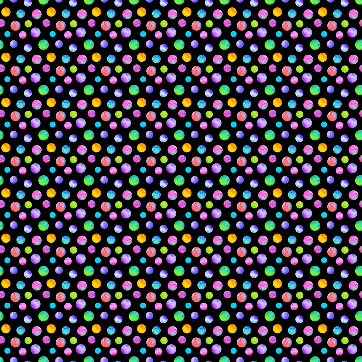 Rainbow Polka Dots - Adhesive Vinyl 12x12 Sheet