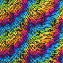 Rainbow Snakeskin - Adhesive Vinyl Sheets