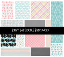 Rainy Day Doodle Patchwork Set