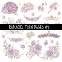 Rapunzel Torn Pages UV DTF Decal sheets 5 Designs available