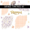 Rapunzel Torn Pages UV DTF Decal sheets 5 Designs available