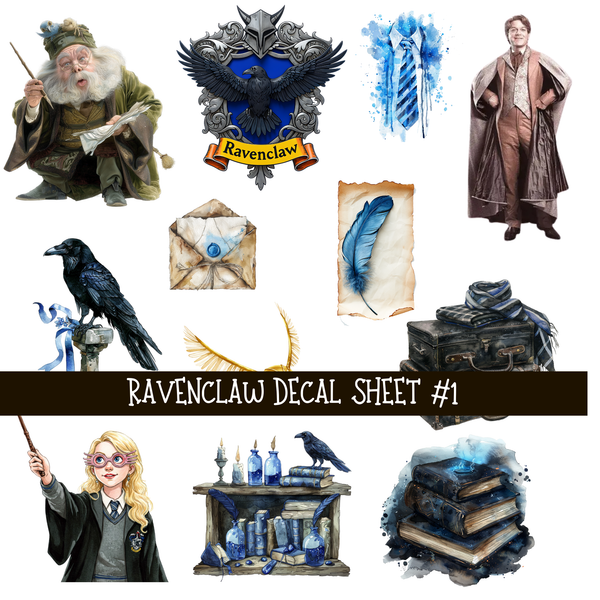 World of Hogwarts Collection UV Decal sheets 9 to choose from