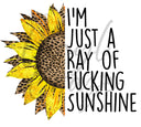 Ray of Freakin' Sunshine - UV DTF Decal