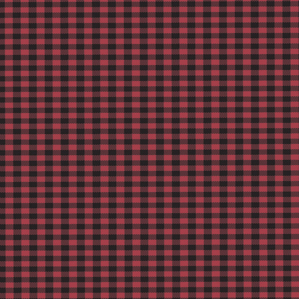 Red Plaid - Adhesive Vinyl Sheets