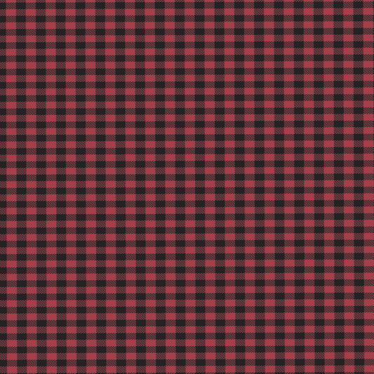 Red Plaid - Adhesive Vinyl Sheets