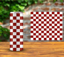 Checker - UV DTF Tumbler wrap - 15 color options