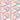 Red, Pink and Green Floral Doodles - Adhesive Vinyl Sheets