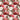 Red And White Flowers - Adhesive Vinyl Sheets