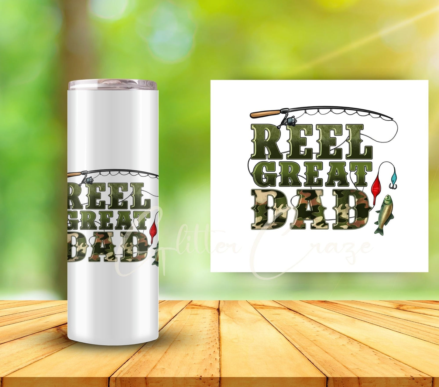 Reel Great Dad - UV DTF Decals- 2 sizes