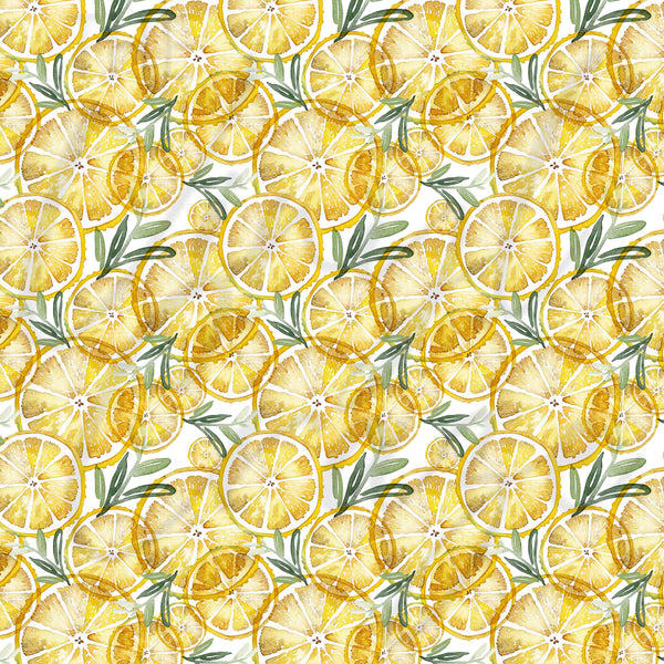 Refreshing Lemons - Adhesive Vinyl Sheets