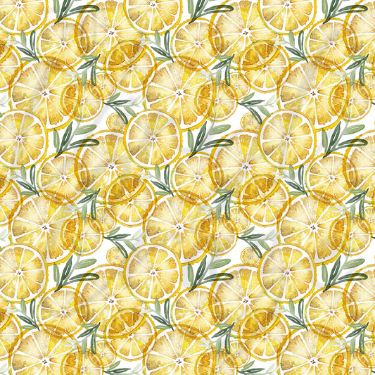 Refreshing Lemons - Adhesive Vinyl Sheets