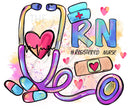 Registered Nurse - UV DTF Decal