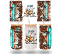 Relax we're all crazy - UV DTF 16oz Libbey wrap