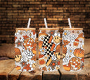 Retro Fall - UV DTF 16oz Libbey wrap