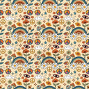 Retro Hippie -Adhesive Vinyl Sheets