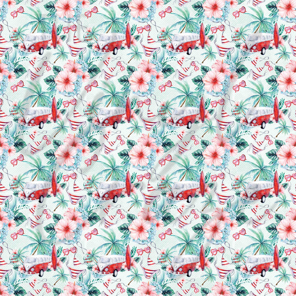 Retro Surfs Up - Adhesive Vinyl Sheets