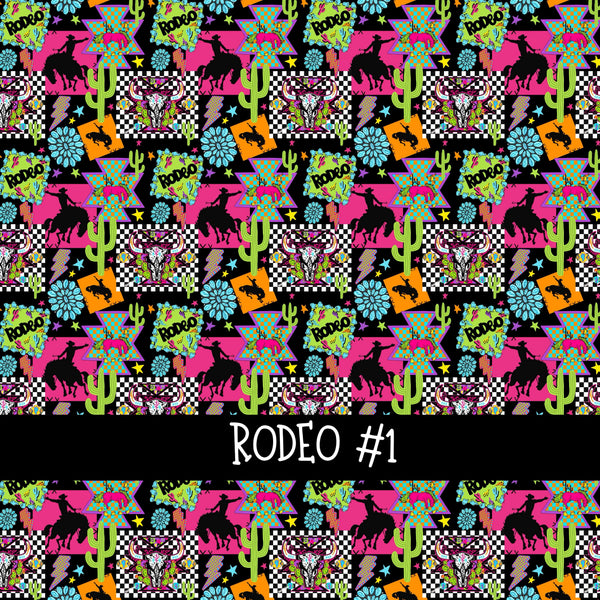 Rodeo Collection vinyl sheets 6 Patterns to choose from