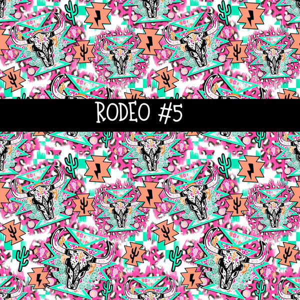 Rodeo Collection vinyl sheets 6 Patterns to choose from