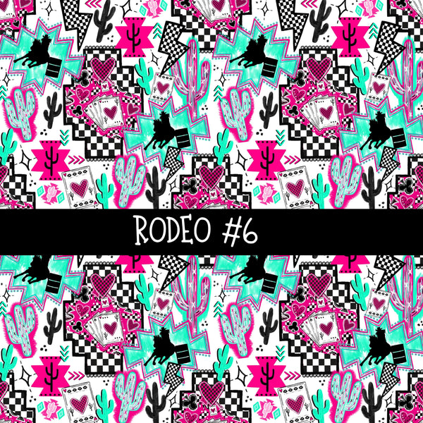 Rodeo Collection vinyl sheets 6 Patterns to choose from